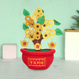 Maxbell Chinese Artificial Bonsai Money Tree Decoration for Spring Festival Decor M