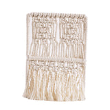 Maxbell Boho Macrame Bookends Bookshelf Stopper Holder Organiser Vinyl Records Pattern