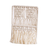 Maxbell Boho Macrame Bookends Bookshelf Stopper Holder Organiser Vinyl Records Pattern