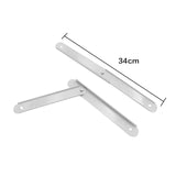 Maxbell 2x Folding Step Ladder Hinge Attachment Stepladders Tie Rod Replacement Kit White