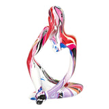 Maxbell Thinker Statue Figurine Sculpture Collectible for Table Bookshelf Decoration 7.7cmx5.6cmx12cm