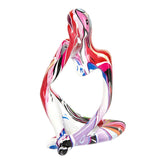 Maxbell Thinker Statue Figurine Sculpture Collectible for Table Bookshelf Decoration 7.7cmx5.6cmx12cm