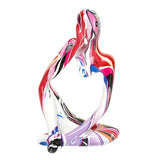 Maxbell Thinker Statue Figurine Sculpture Collectible for Table Bookshelf Decoration 7.7cmx5.6cmx12cm