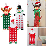 Maxbell Advent Calendar Decoration Fabric Reusable Home Indoor Door Elder