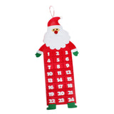 Maxbell Advent Calendar Decoration Fabric Reusable Home Indoor Door Elder