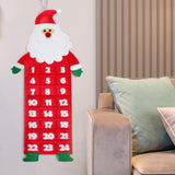 Maxbell Advent Calendar Decoration Fabric Reusable Home Indoor Door Elder
