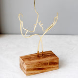 Maxbell Abstract Face Sculpture Creative Couple Statue Ornament Decoration Gold