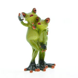 Maxbell Frog Collectible Creative Decoration Craft for Bathroom Table Stand