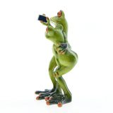 Maxbell Frog Collectible Creative Decoration Craft for Bathroom Table Stand