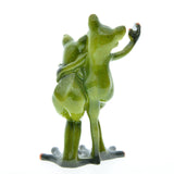 Maxbell Frog Collectible Creative Decoration Craft for Bathroom Table Stand