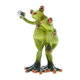 Maxbell Frog Collectible Creative Decoration Craft for Bathroom Table Stand