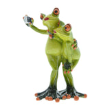 Maxbell Frog Collectible Creative Decoration Craft for Bathroom Table Stand