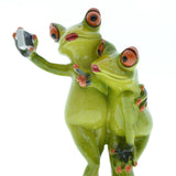 Maxbell Frog Collectible Creative Decoration Craft for Bathroom Table Stand