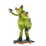 Maxbell Frog Collectible Creative Decoration Craft for Bathroom Table Stand