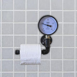 Maxbell Toilet Paper Roll Holder Mounted Shelf Easy to Install for Farmhouse