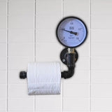 Maxbell Toilet Paper Roll Holder Mounted Shelf Easy to Install for Farmhouse