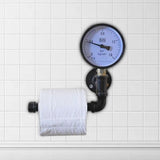 Maxbell Toilet Paper Roll Holder Mounted Shelf Easy to Install for Farmhouse