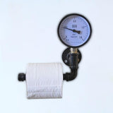 Maxbell Toilet Paper Roll Holder Mounted Shelf Easy to Install for Farmhouse