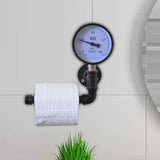 Maxbell Toilet Paper Roll Holder Mounted Shelf Easy to Install for Farmhouse