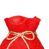 Maxbell Resin Flower Vases Tabletop Centerpieces Flower Pot Collection for Wedding Red