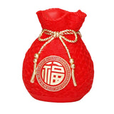 Maxbell Resin Flower Vases Tabletop Centerpieces Flower Pot Collection for Wedding Red