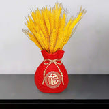 Maxbell Resin Flower Vases Tabletop Centerpieces Flower Pot Collection for Wedding Red