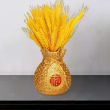 Maxbell Resin Flower Vases Tabletop Centerpieces Flower Pot Collection for Wedding Gold