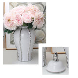 Maxbell Modern Ginger Jar Handicraft Centerpiece with Lid for Decor Display