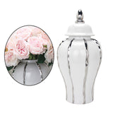 Maxbell Modern Ginger Jar Handicraft Centerpiece with Lid for Decor Display