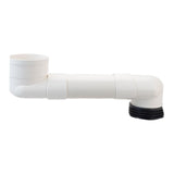 Maxbell Offset Toilet Flange Extension Drain Pipe for Plumbing Drainage Systems 40cm