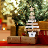 Maxbell Christmas Pendant Accessory Hanging Ornaments Decor for Party Supplies Beige