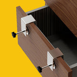 Maxbell 2Pcs Drawer Front Installation Clamps Woodwork Cabinet Aids Mounting Tool