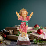 Maxbell Divino NiñO Estatua Jesus Gift Resin Crafts Catholic Divine Child Figurine