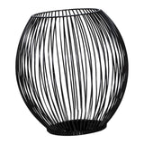 Maxbell Retro Hollow Tea Light Candle Holder Ornament Lantern Metal for Dinner Table Small