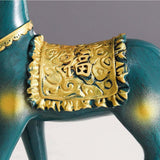 Maxbell 2x Deer Statue Animal Figurine Elk Sculpture for Bookshelf Office Decoration