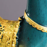 Maxbell 2x Deer Statue Animal Figurine Elk Sculpture for Bookshelf Office Decoration