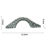 Maxbell Miniature Bridge Micro Landscape Ornament Arch Bridge Figurine Resin Craft StyleA