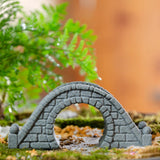 Maxbell Miniature Bridge Micro Landscape Ornament Arch Bridge Figurine Resin Craft StyleC