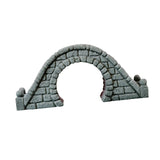 Maxbell Miniature Bridge Micro Landscape Ornament Arch Bridge Figurine Resin Craft StyleC
