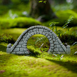 Maxbell Miniature Bridge Micro Landscape Ornament Arch Bridge Figurine Resin Craft StyleC