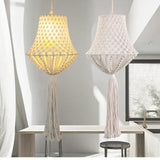 Maxbell Natural Bohemian Cotton Rope Lampshade Light Shade Fitting Home Decor Hotel