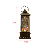 Maxbell Glittering Christmas Music Box Lantern Rotating for Holiday Indoor Decor Copper Wind Lamp