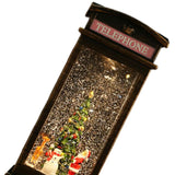 Maxbell Glittering Christmas Music Box Lantern Rotating for Holiday Indoor Decor Copper Telephone