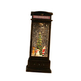 Maxbell Glittering Christmas Music Box Lantern Rotating for Holiday Indoor Decor Copper Telephone