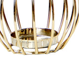 Maxbell Geometric Metal Candle Holder Iron Hollow Table Candle Stand Party