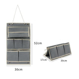 Maxbell Wall Closet Hanging Storage Bag Organizer Foldable for Bathroom Bedroom Grey