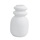 Maxbell Ceramic Vase Floral Arrangements Ornament for Party Bookshelf Decoration white