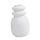Maxbell Ceramic Vase Floral Arrangements Ornament for Party Bookshelf Decoration white