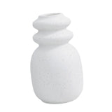 Maxbell Ceramic Vase Floral Arrangements Ornament for Party Bookshelf Decoration white