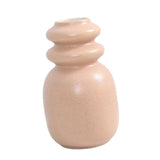 Maxbell Ceramic Vase Floral Arrangements Ornament for Party Bookshelf Decoration orange